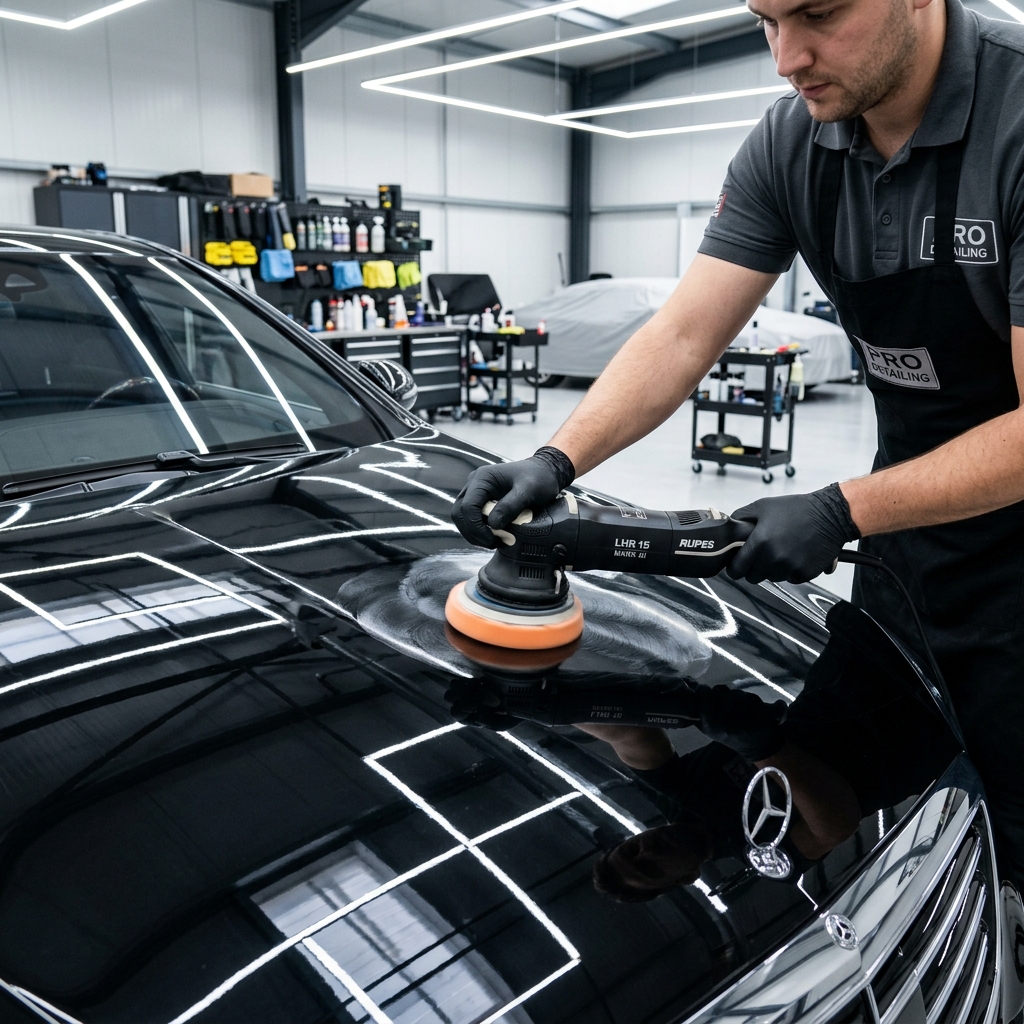 Professionelle Fahrzeugaufbereitung